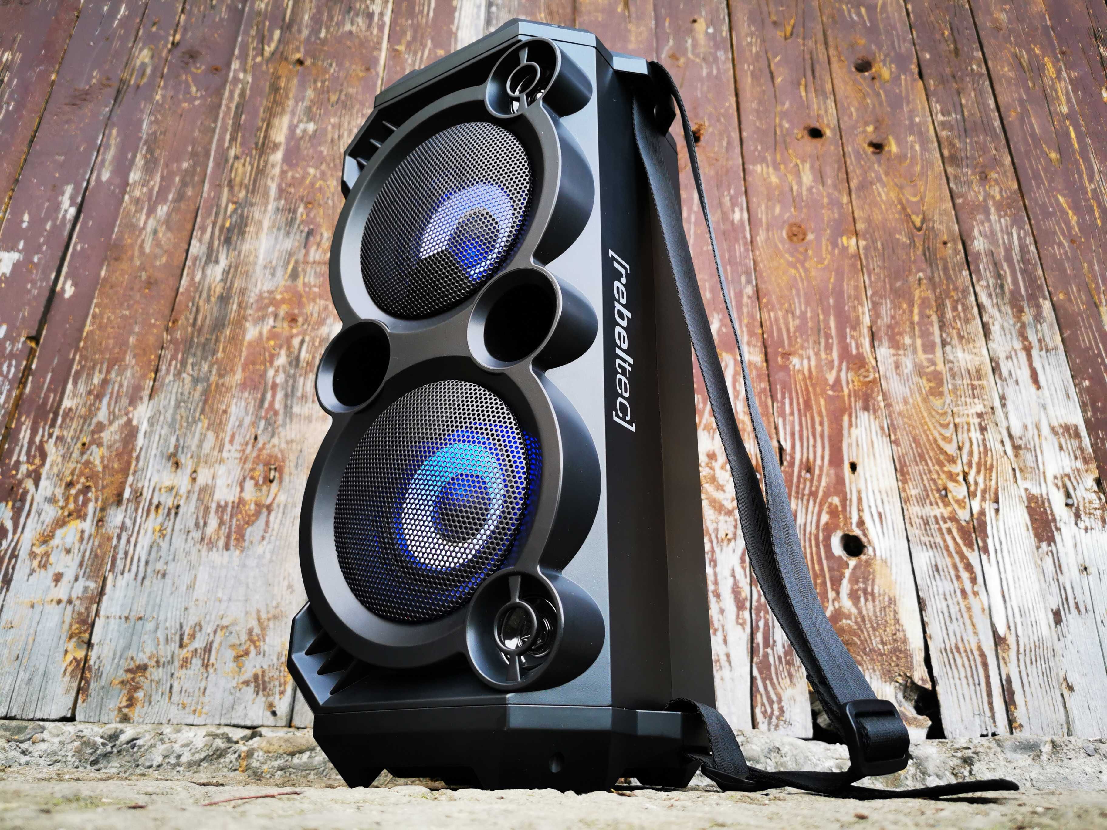 BOOMBOX Kolumna Nagłośnieniowa Głośnik BLUETOOTH Radio Wieża SUBWOOFER