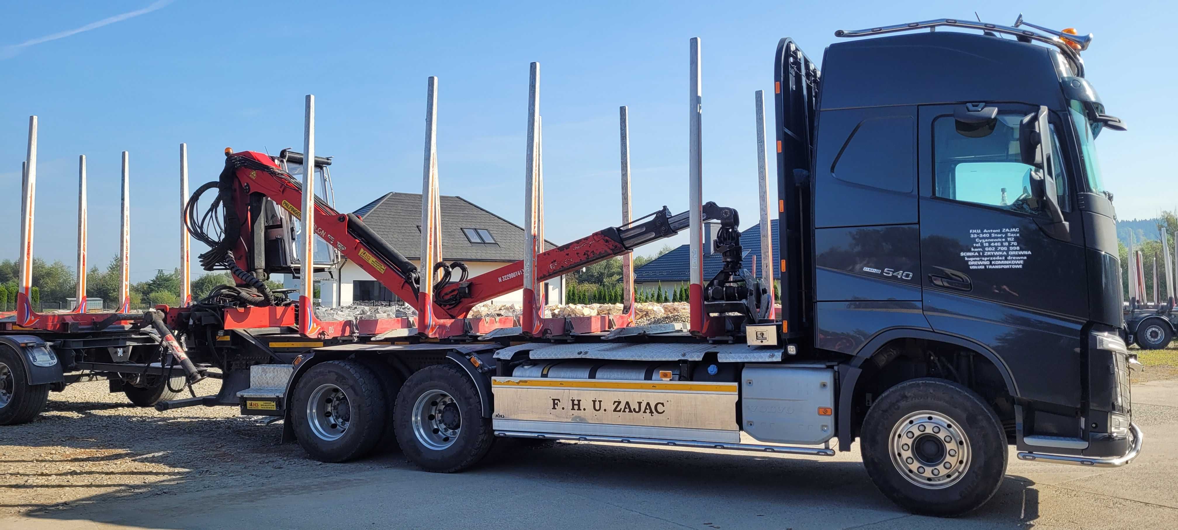 Volvo FH 540 Epsilon do transportu drewna - Niski przebieg!