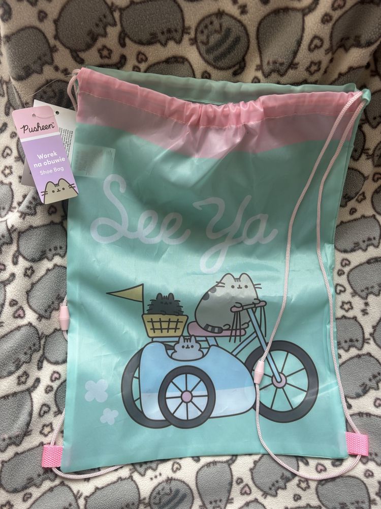 Torba worek plecaczek kotek pusheen