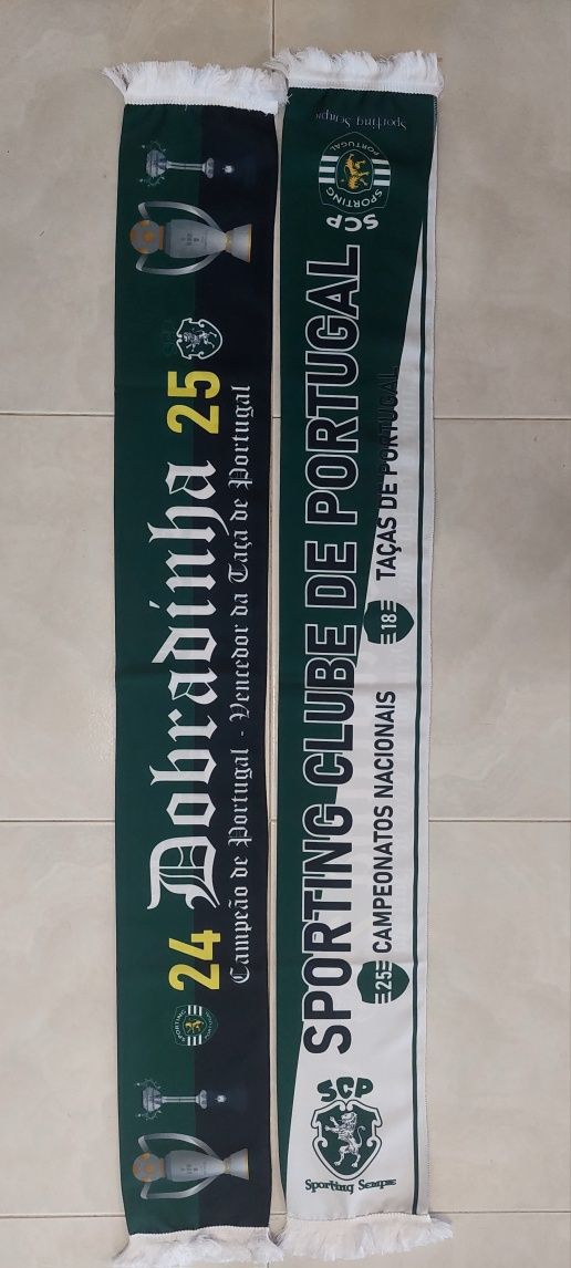 Cachecol do sporting Dobradinha