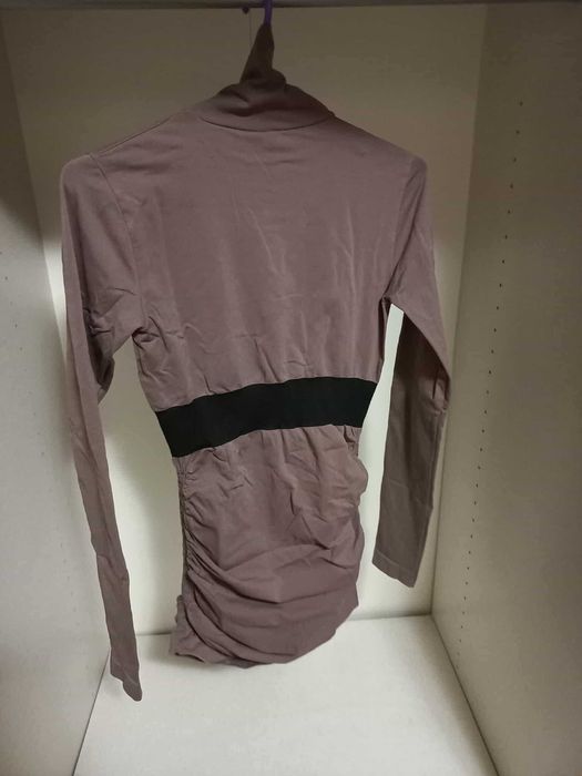 Fioletowo-beżowa funika Gatta z golfem rozmiar S