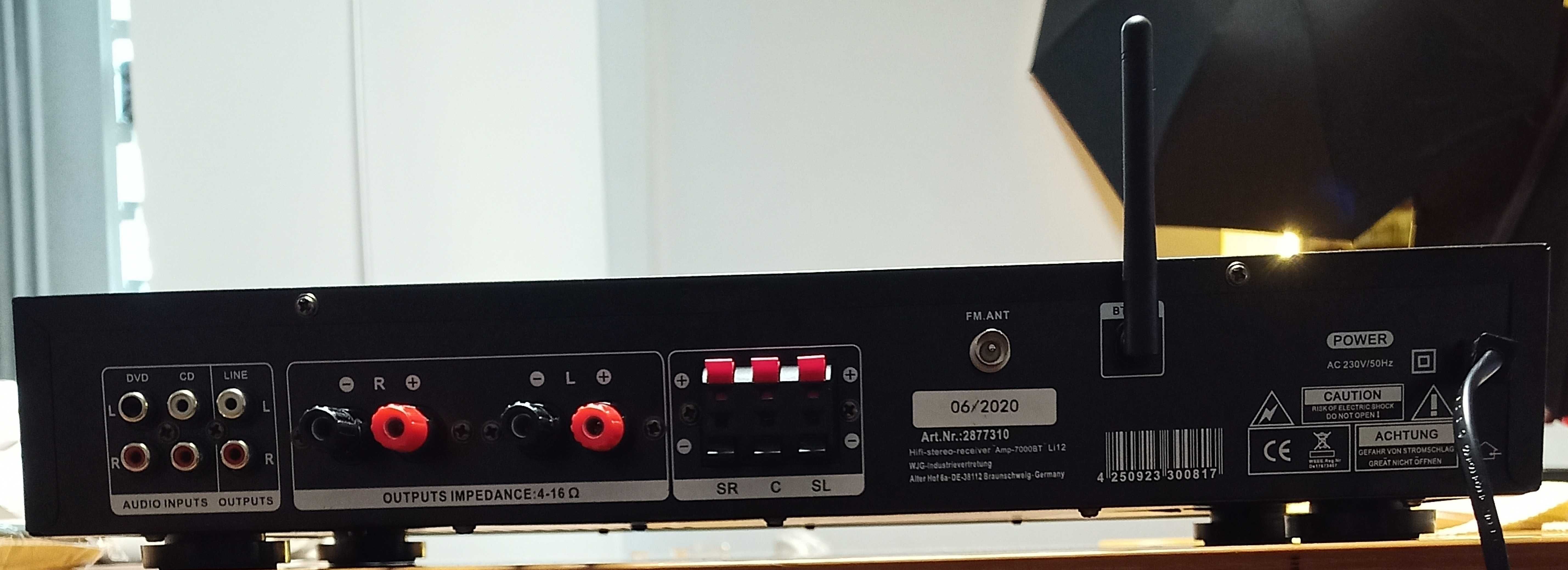 Amplituner Liston12 Hi Fi Stereo - bluetooth, usb, sd, karaoke