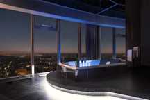 Luksusowy apartament z jacuzzi w Sky Tower