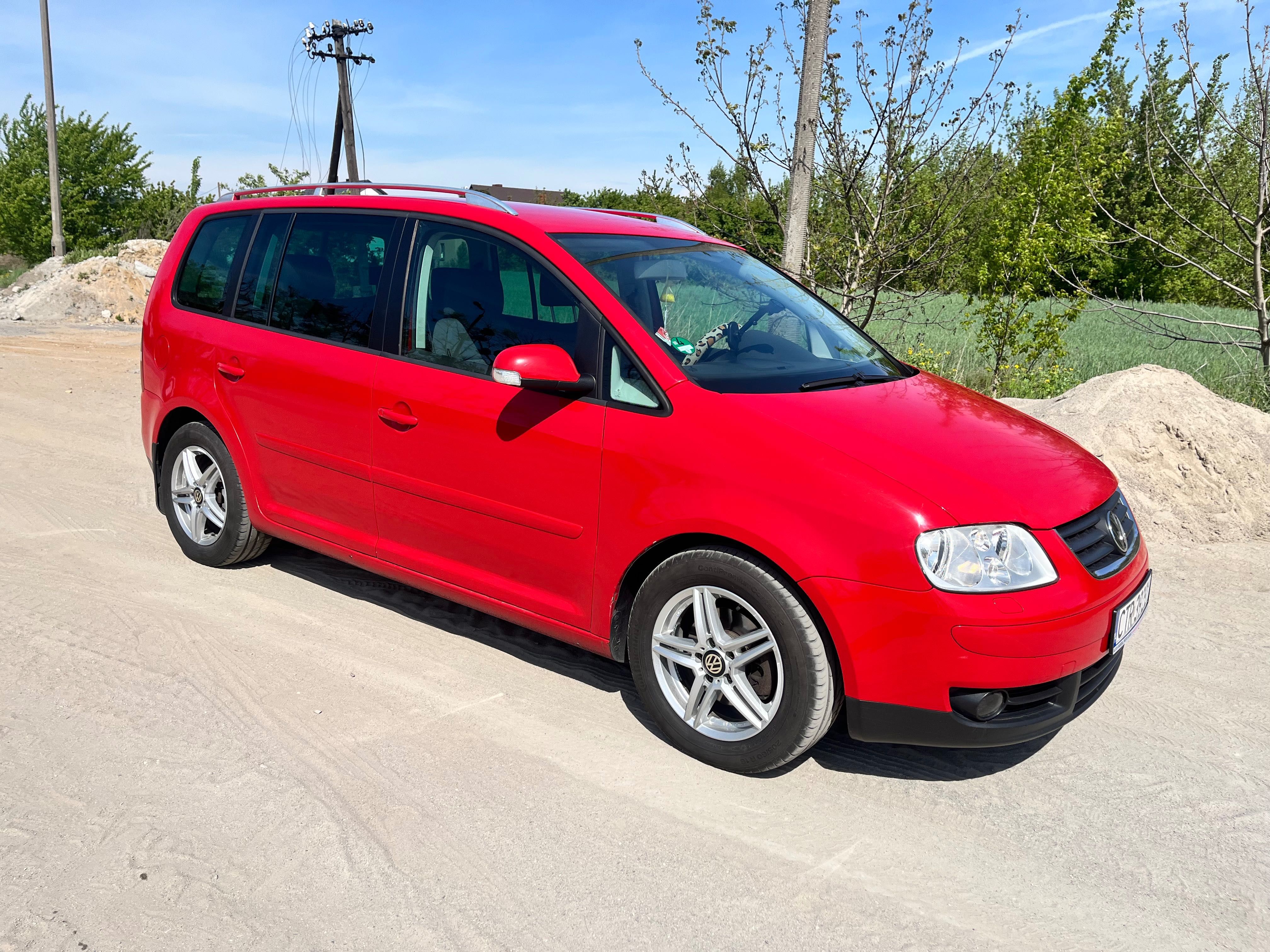 VW Touran 2.0 TDI DSG • Zadbany • 2 komplety felg