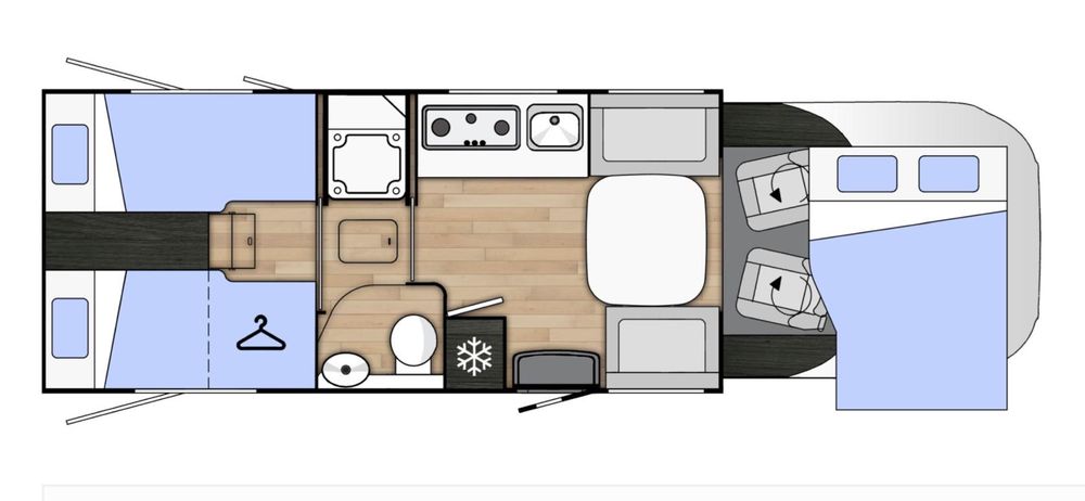 Autocaravana Benimar mileo 268