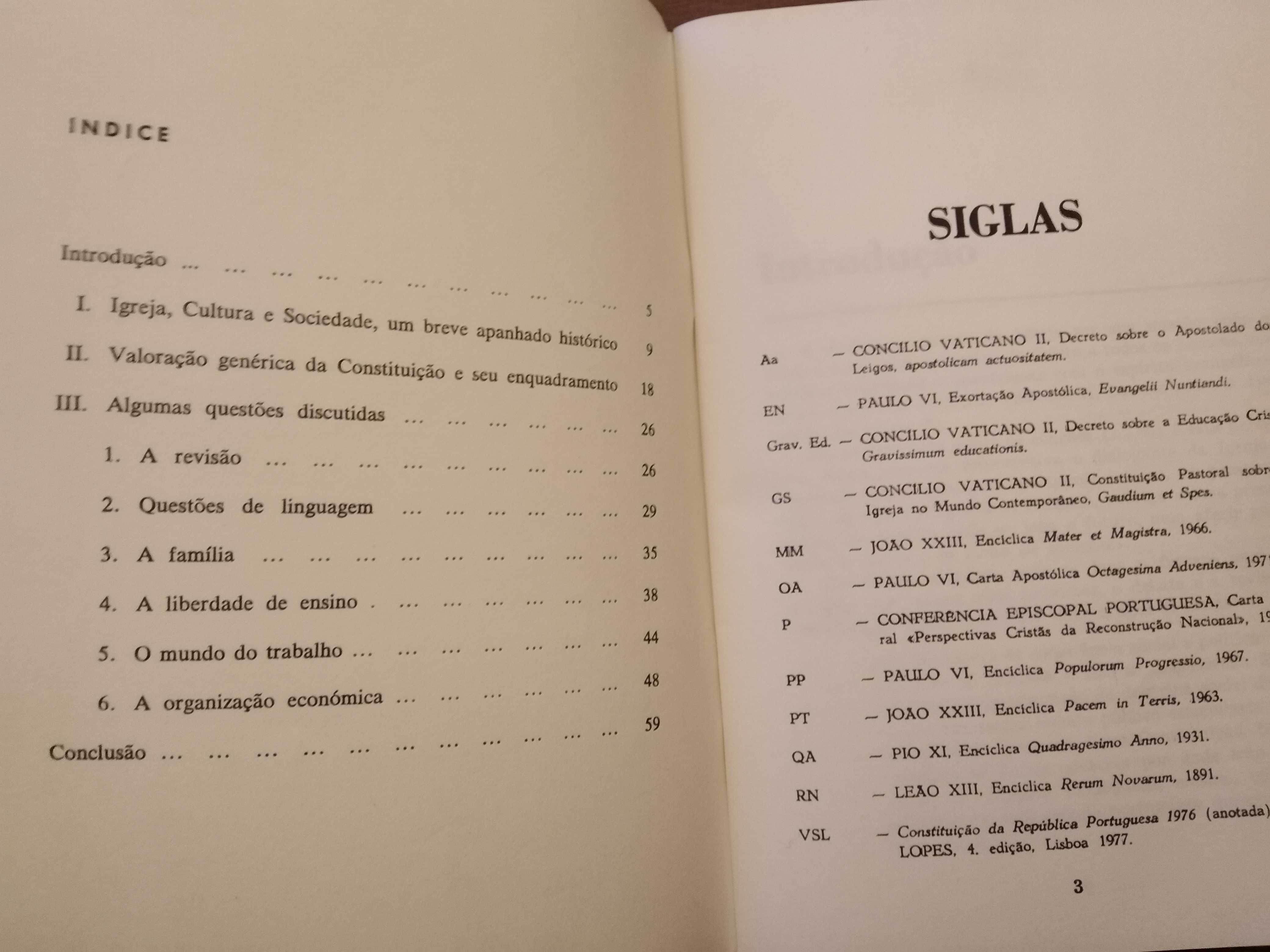 A Constituição de 1976 à luz duma reflexão Cristã