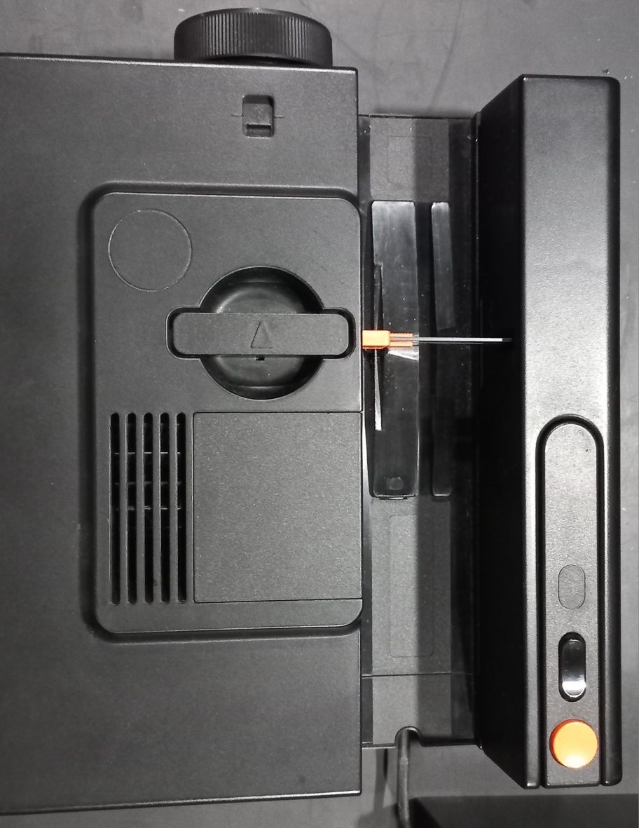 Projector de slides Agfa com lâmpada fundida