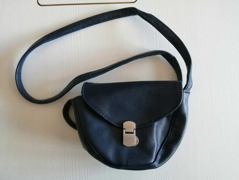 NEXT granatowa mała malutka torebka listonoszka