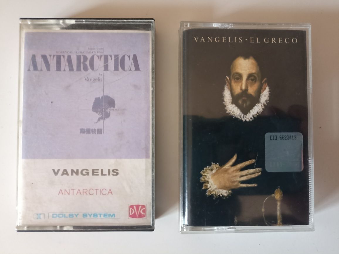 Vangelis El Greco Antarctica zestaw 2 kasety magnetofonowe