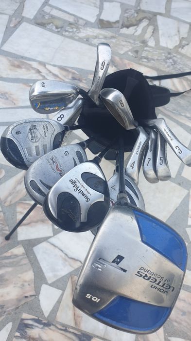 conjunto de tacos de golf  com saco de transporte