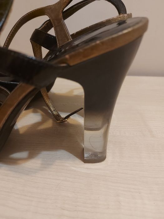 Szpilki Monnari z przezroczystym obcasem 37