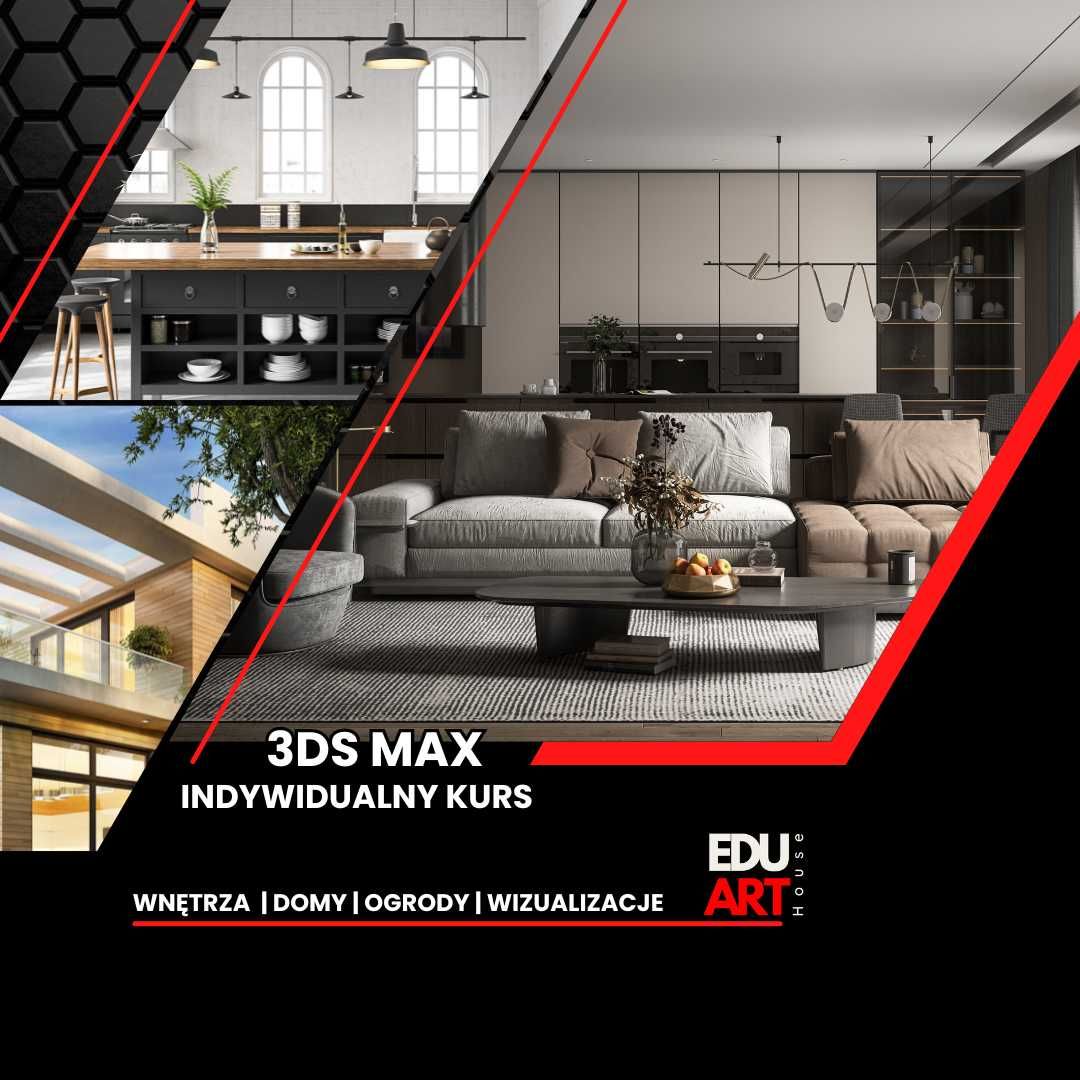 Kurs Projektowania Wnętrz, Wizualizacji Architektury, 3ds Max Archicad