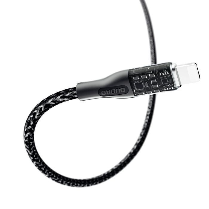 Kabel 30W 1M USB-C - Lightning Dudao L22 - Szary - Efektywne Ładowanie