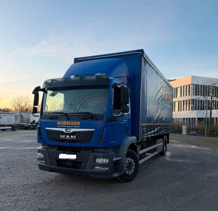 MAN TGM 18.340 Firanka BDF Wymienne nadwozia Rama do zabudowy Sprzęg BLOKADA MOSTU  Wywrot Kiper WYWROTKA HDS Hakowiec Żuraw Beczka TGS TGX Antos Axor