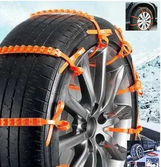 Автомобильная противоскользящая цепь, лента 10 шт, 93 см Польша