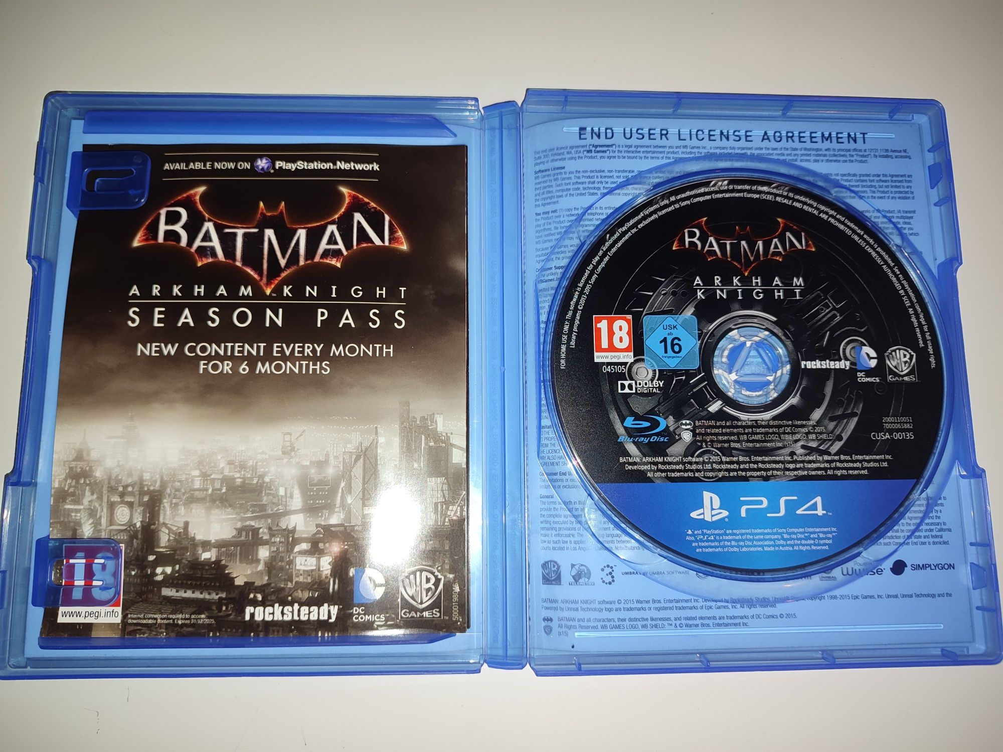 Gra Ps4 Batman Arkham Knight gry PlayStation 4 UFC NFS Mafia  Crash