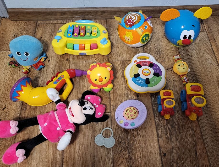 Duży zestaw zabawek edukacyjnych