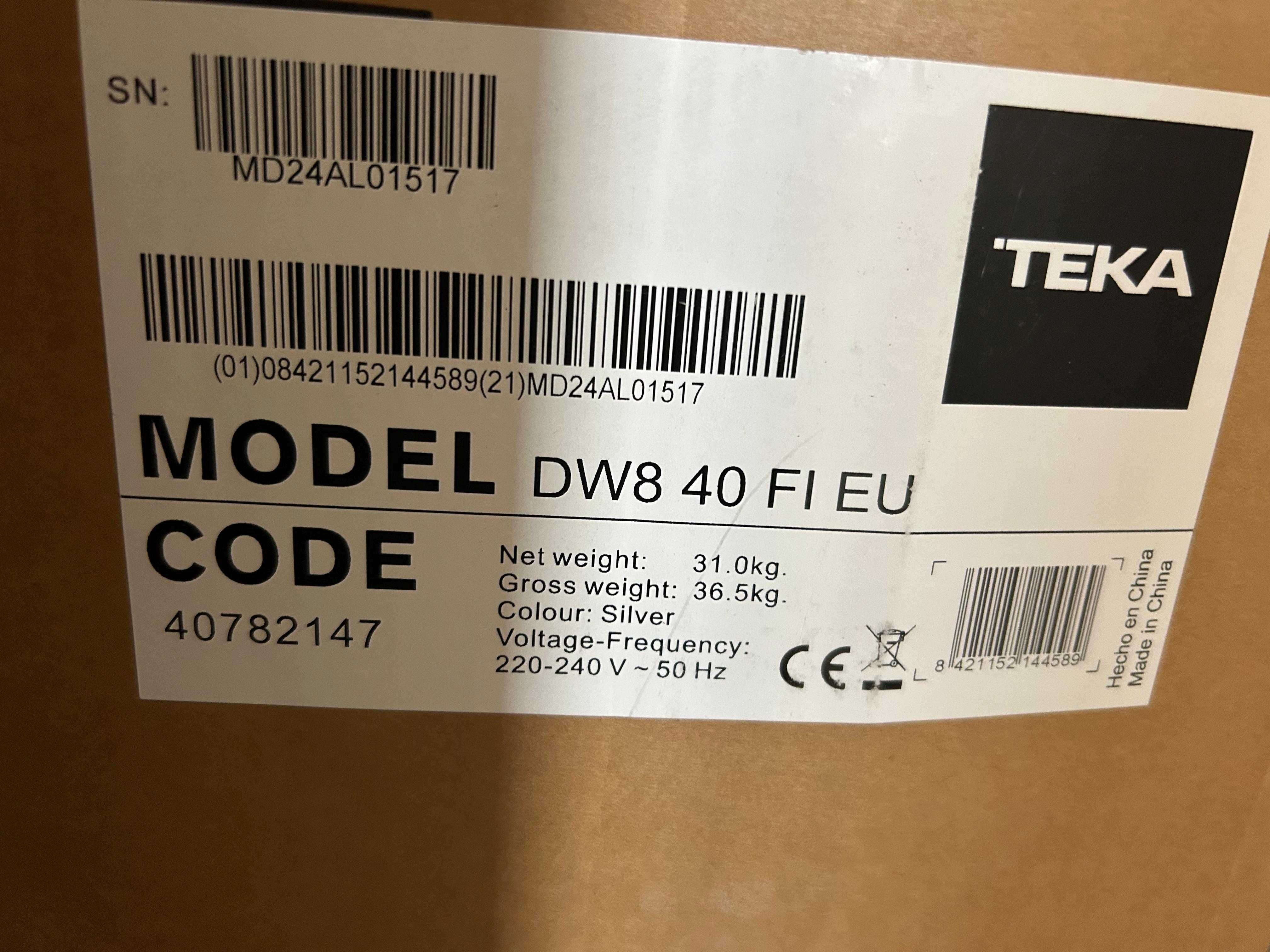 Máquina de lavar loiça teka nova - de encastre
