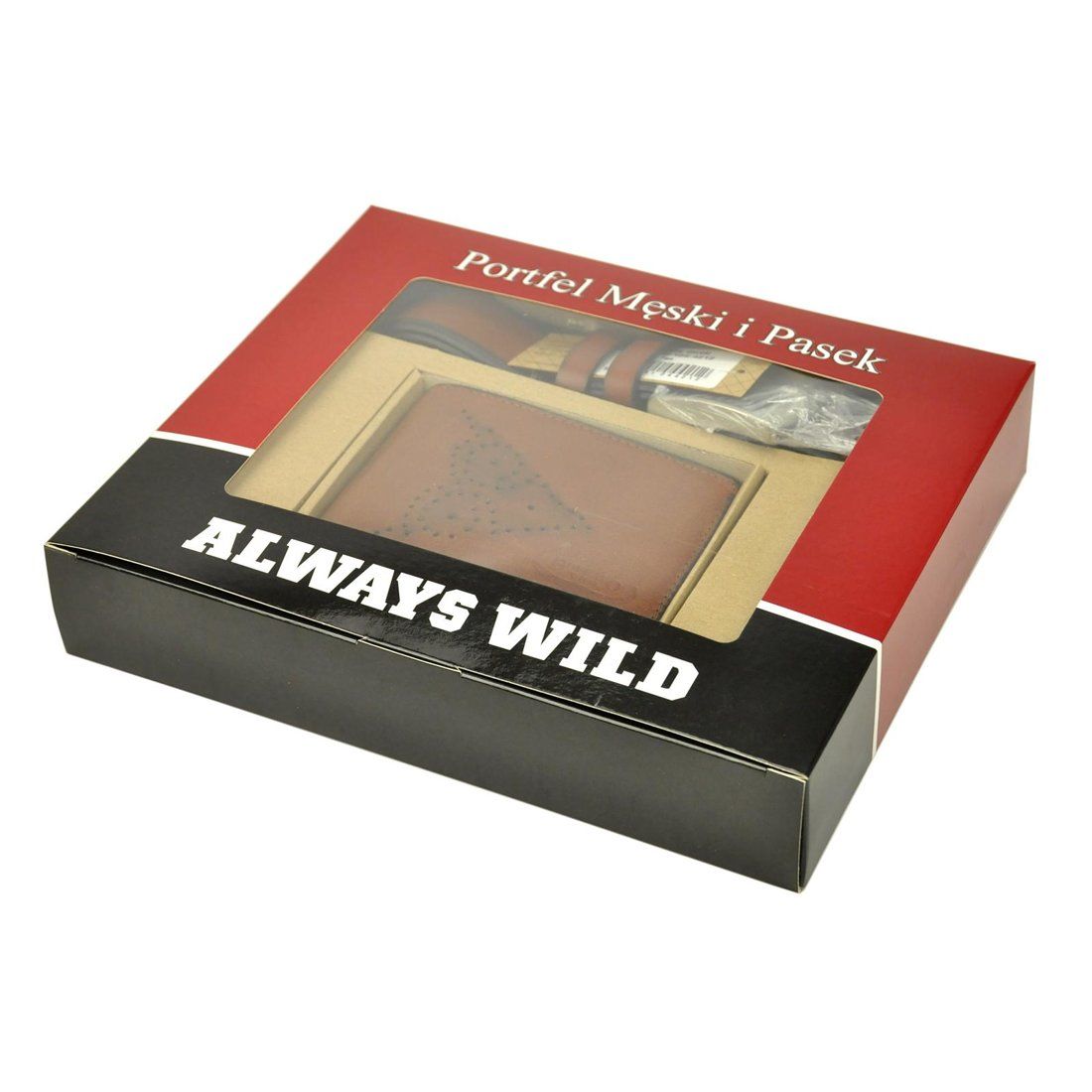 zestaw upominkowy portfel i pasek always wild