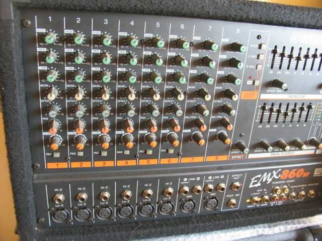 Wzmacniacze +mikser- powermikser Yamaha EMX860- 600Wat jak nowy