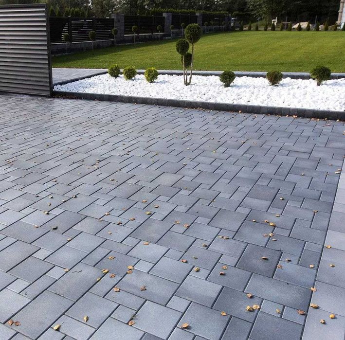 BRUK-BET Symfonia Kostka Brukowa 6 CM Wapień Szary