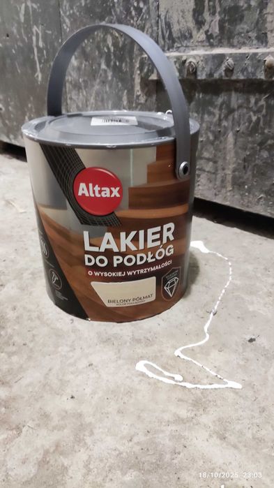 Sprzedam lakier do podłóg Altax – bielony półmat