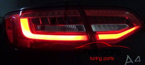Adaptery lamp tył tylnych AUDI A4 B8 lampy LED na NEON KOMBI