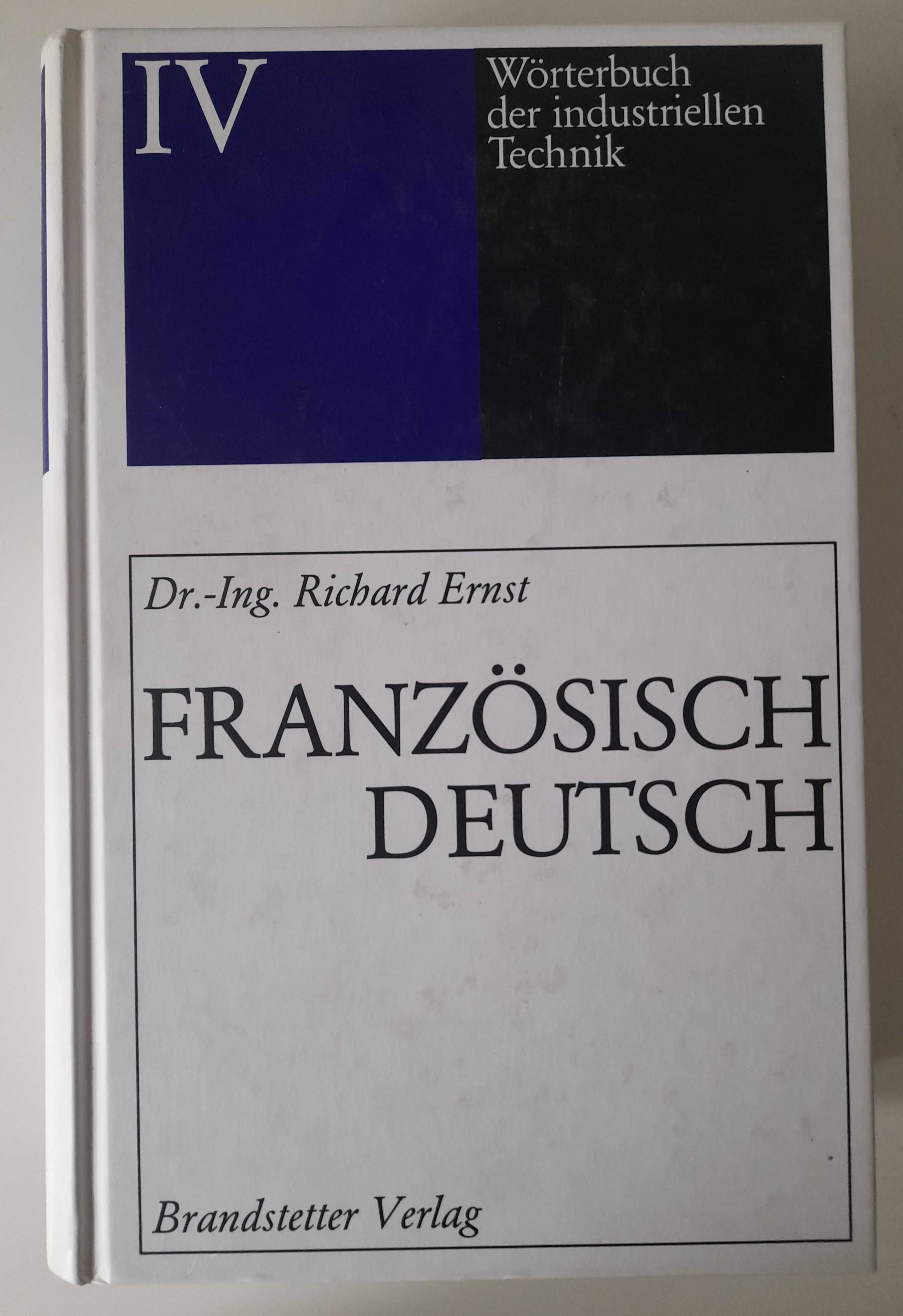Worterbuch der industriellen Technik Franzosisch Deutsch Richard Ernst