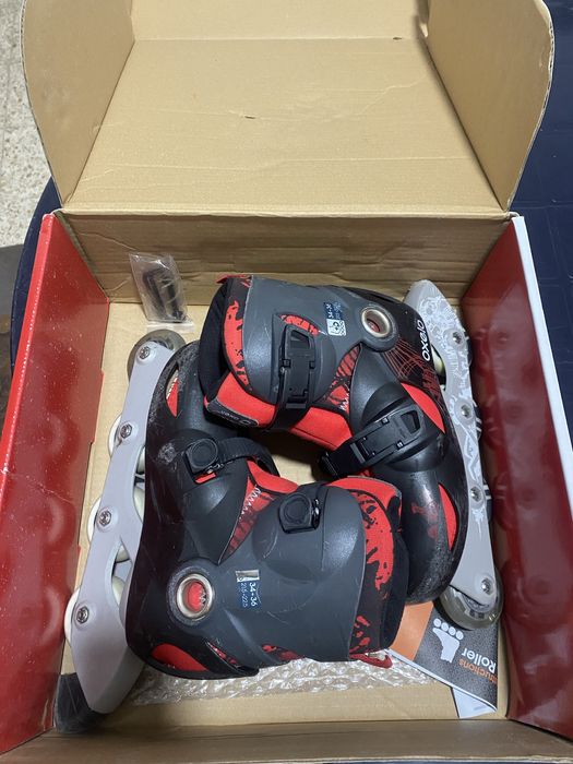 Patins em linha de 4 rodas junior (35-38)