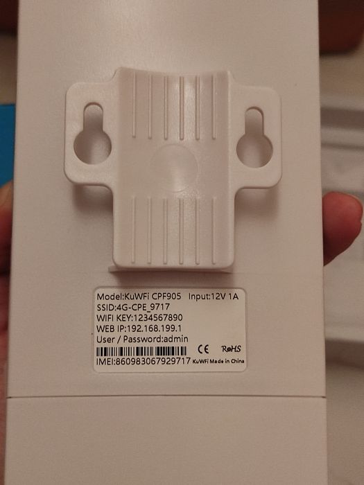 Roteador WiFi externo à prova d'água