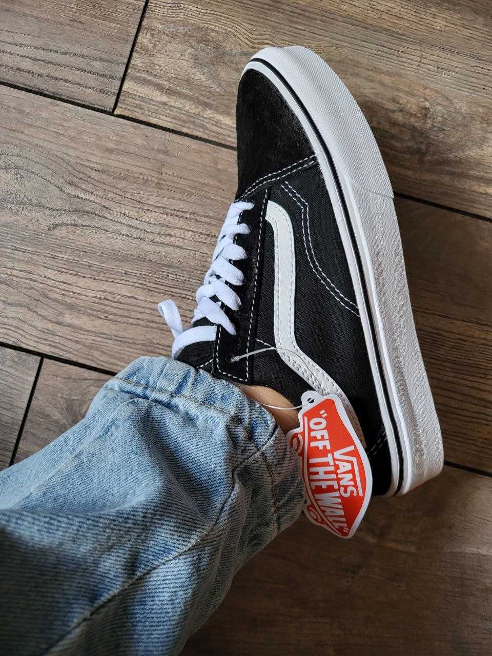 Летние кеды VANS old Skool black white / Кеди Ванс олд скул 38 39