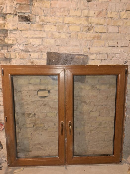 4szt Okna złoty dąb kompletne, różne rozmiary. Balkon!