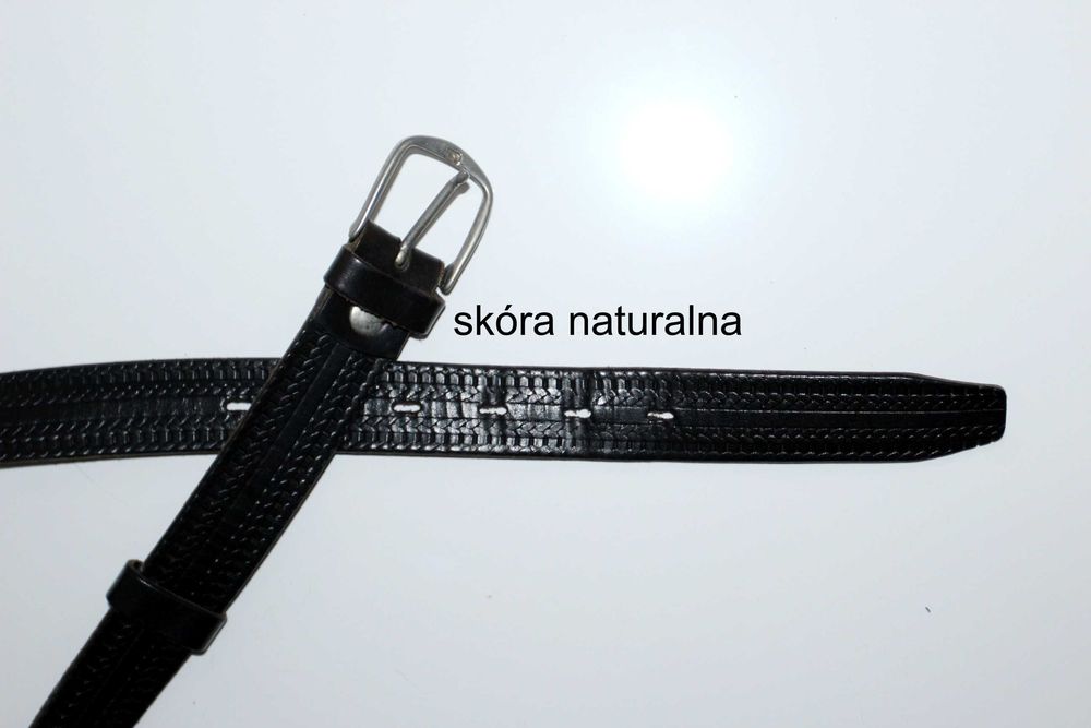 Pasek skóra naturalna 113 cm