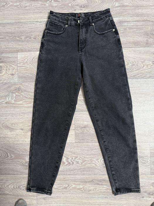 Женские джинсы мом утепленные