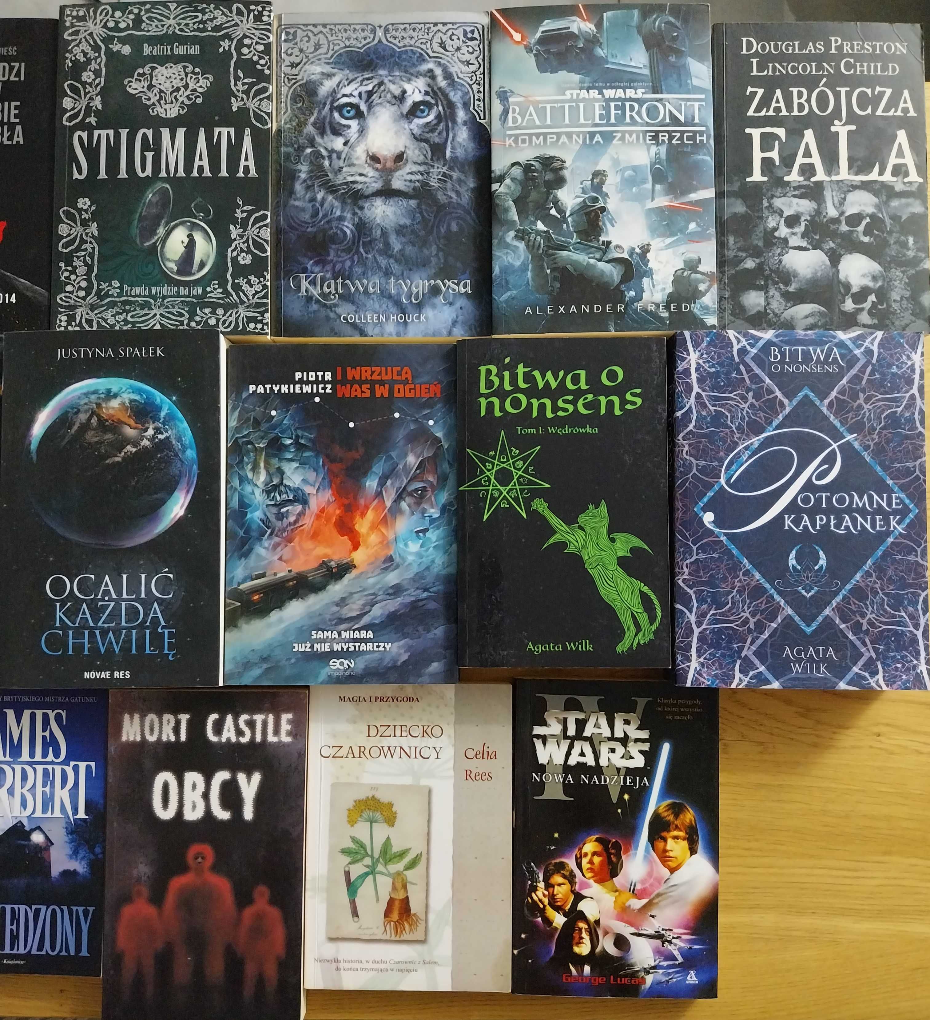 Sprzedam książki Kryminał, thriler, fantasy 21 sztuk!
