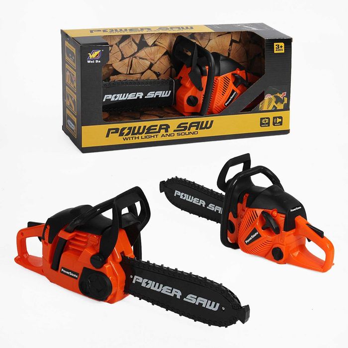 Дитяча іграшкова бензопила Power Saw на батарейках зі ЗВУКОМ