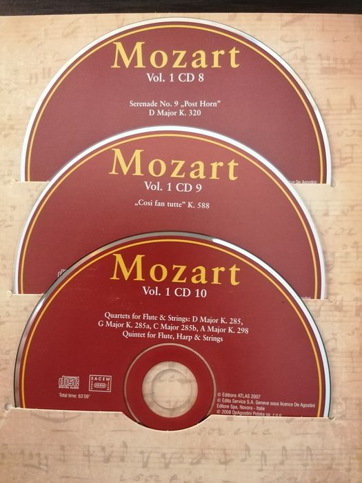 Mozart - Muzyka klasyczna Arcydzieła mistrzów CD