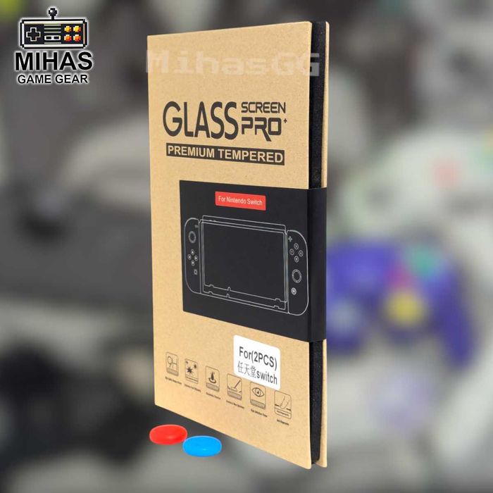 Захисне скло набір 3в1 для Nintendo Switch Classic v1,v2 / Oled / Lite
