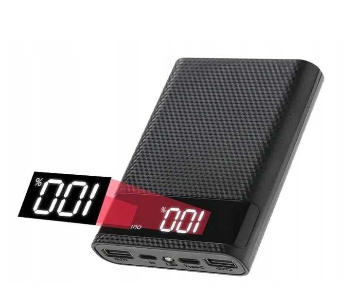 Obudowa Na Ogniwa Power Bank 6x 18650  Usb-c + 2X Usb 12 W