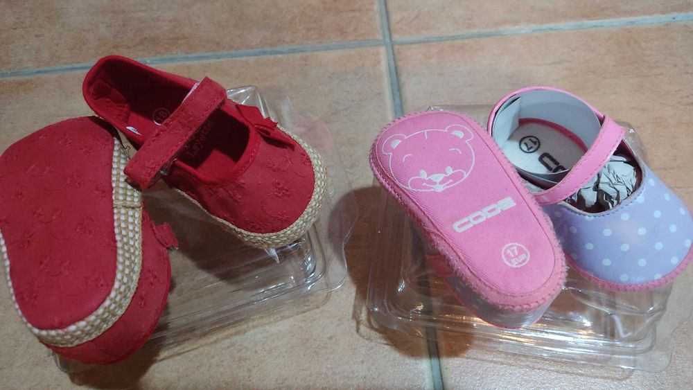 Sapatinhos tamanho 17 e 18