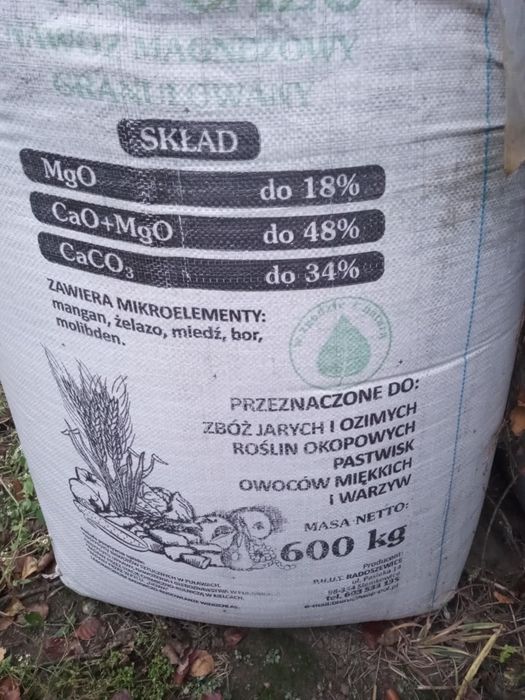 Sprzedam Wapno magnezowe z mikroelementami