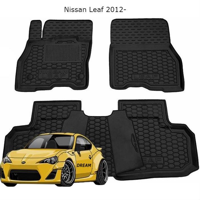 Коврики резиновые на Nissan X-Trail/Almera/Qashqai/Leaf/Tiida/Note