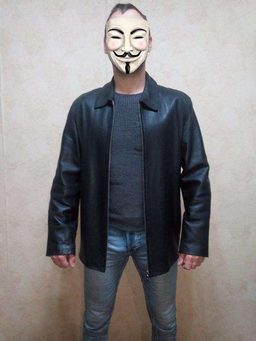 Черная Кожаная Куртка - Пиджак