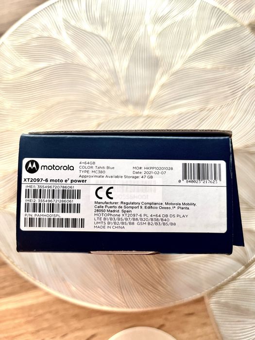 Motorola MOTO E7 POWER - NOWA!