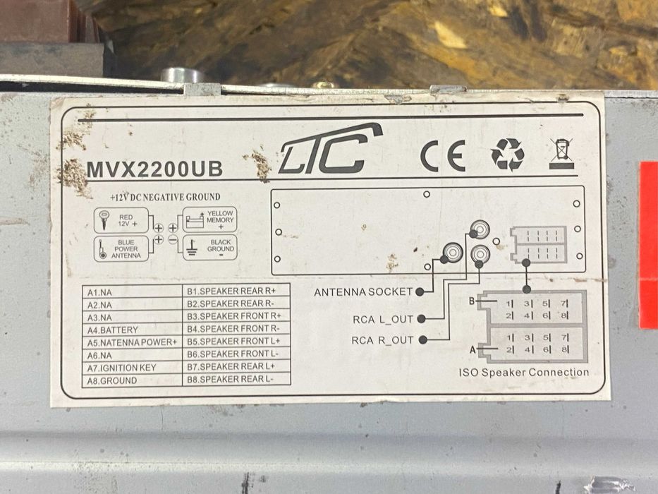 Radio Samochodowe LTC MVX2200UB 1-DIN