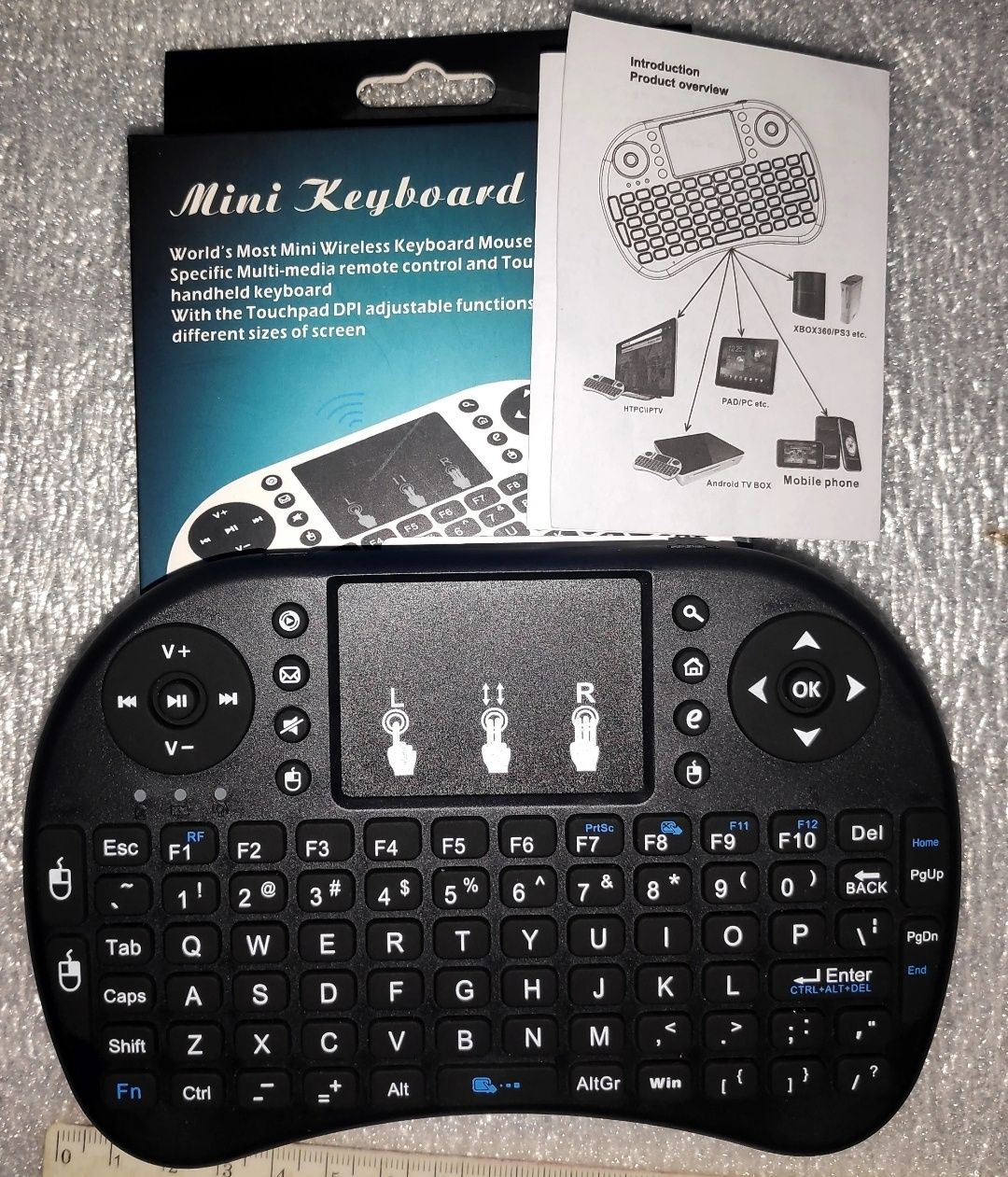 Teclado Wireless com Touchpad