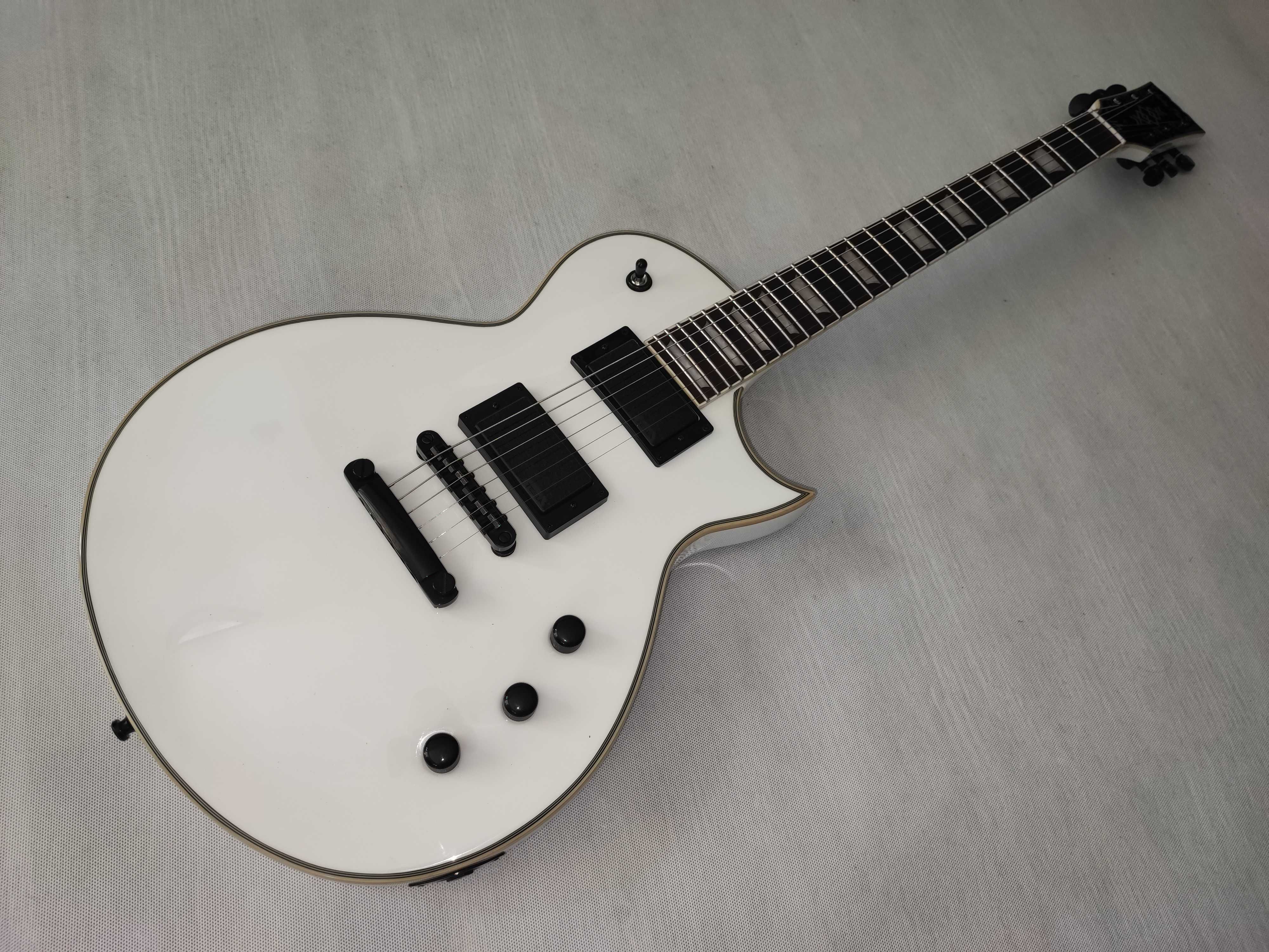 Harley Benton SC-CUSTOM III ACTIVE WH gitara Les Paul - ustawiona!