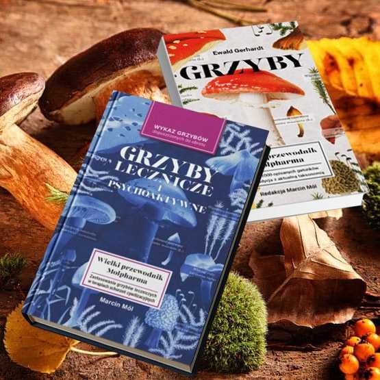 Wielki Atlas "Grzyby" + Grzyby Lecznicze i Psychoaktywne