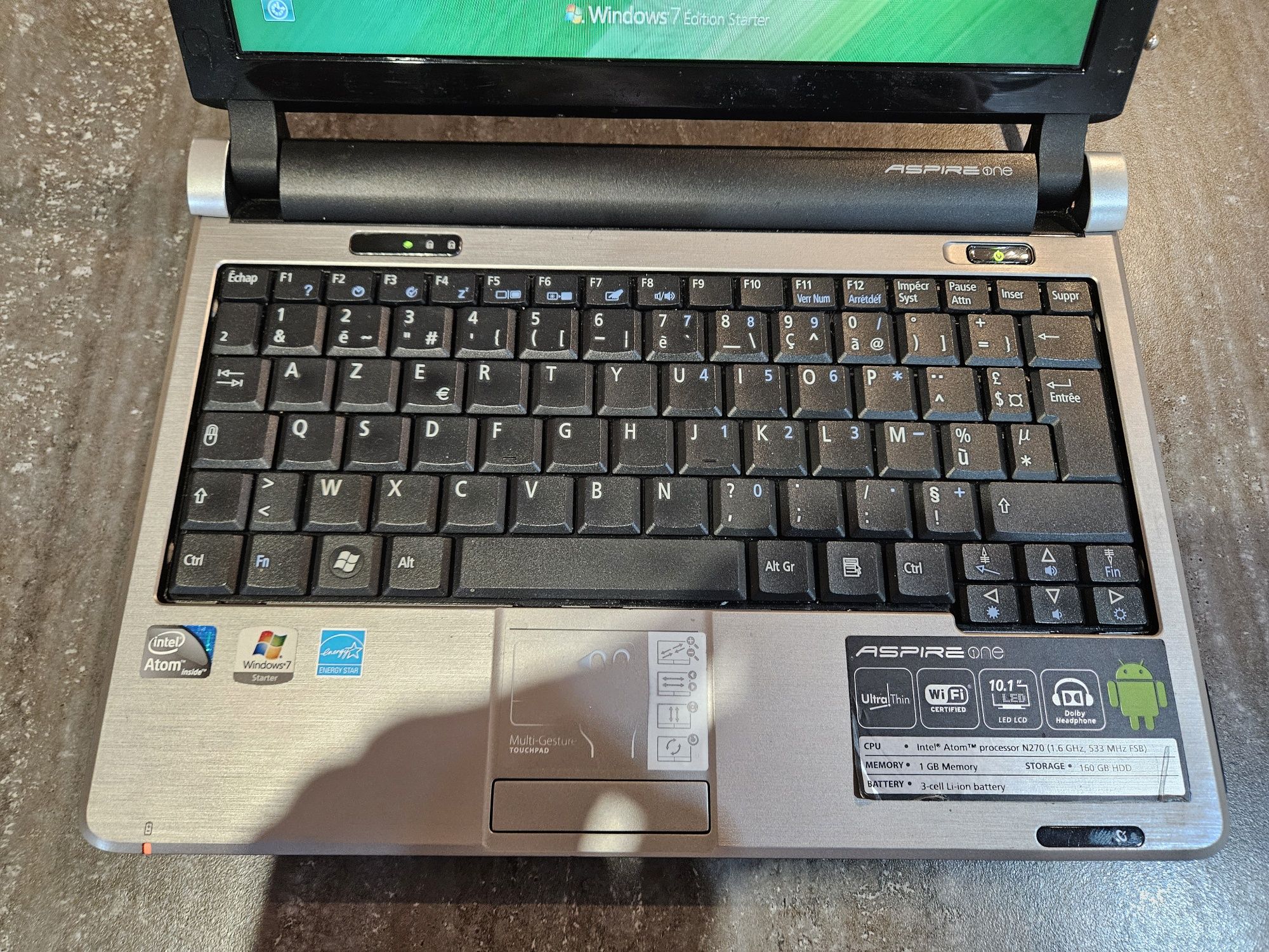 Laptop acer aspire one d255