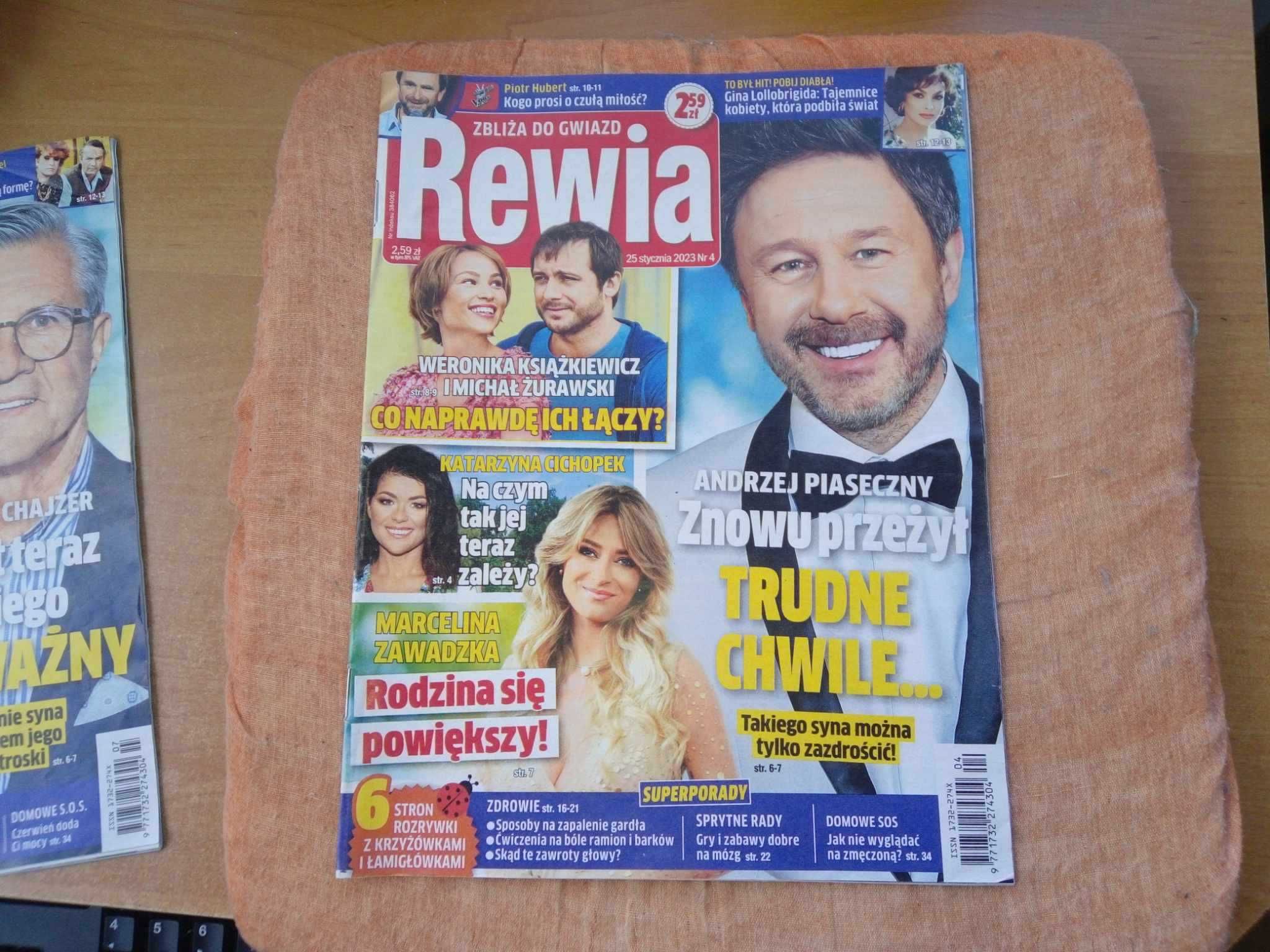 Tygodnik Rewia zbliża do gwiazd nr 4 styczeń 2023 gazeta